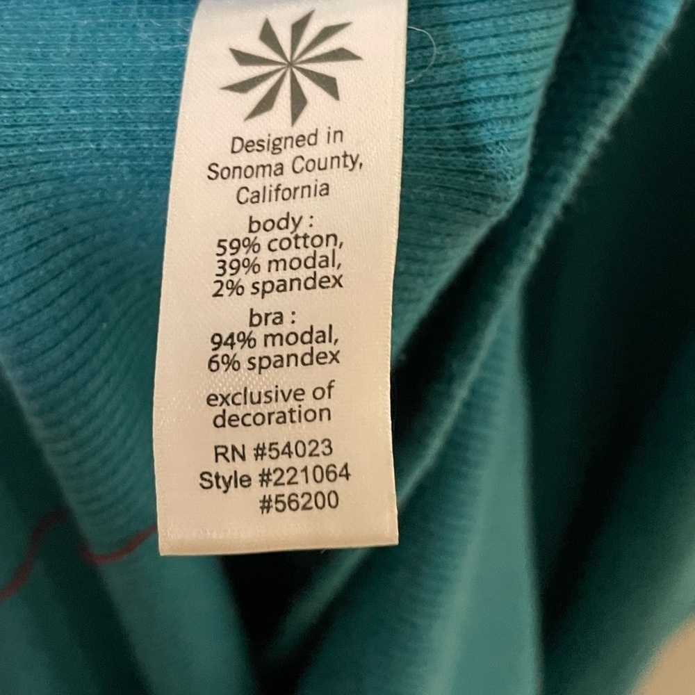 Athleta Blue Ribbed Sleeveless Halter Maxi Dress​​​​ - Picture 6 of 6